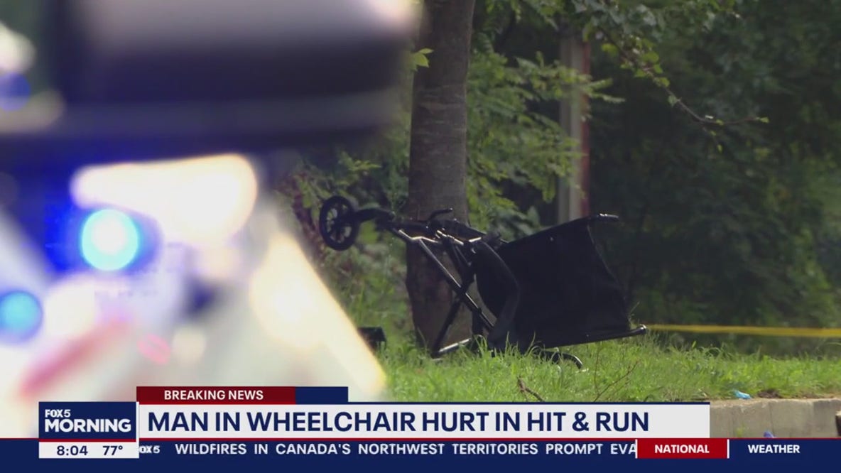 Man in wheelchair struck by vehicle in DC